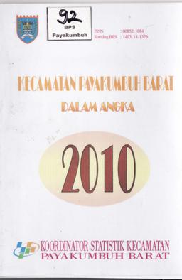 Kecamatan Payakumbuh Barat Dalam Angka 2010