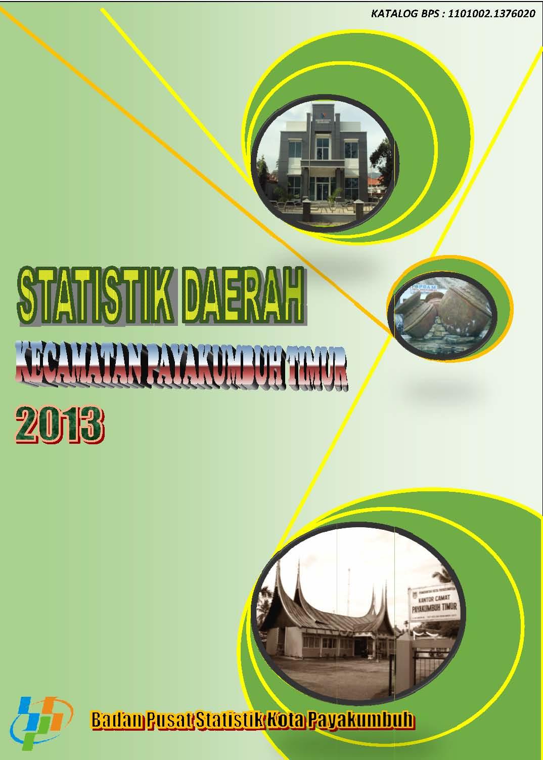 Regional Statistik of Payakumbuh Timur Sub District 2013