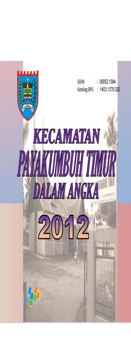 Payakumbuh Timur District In Figures 2012