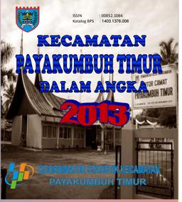 Kecamatan Payakumbuh Timur Dalam Angka 2013